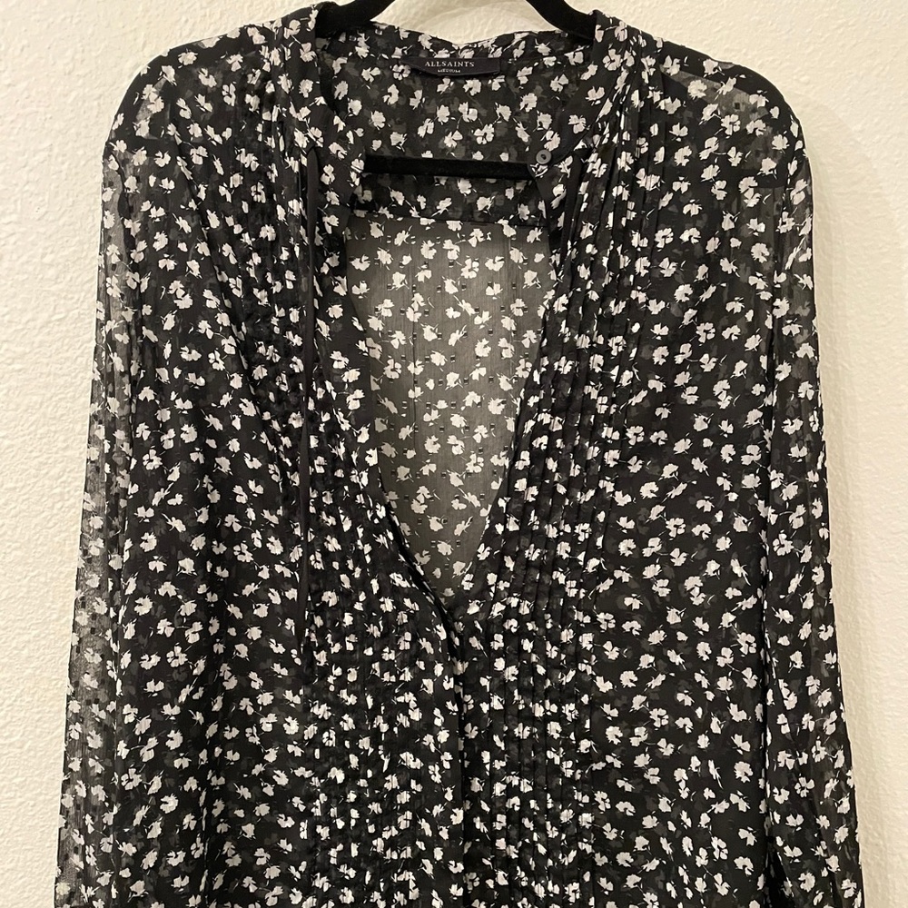 🖤All Saints | Lila Pippa Long Sleeve Blouse!!